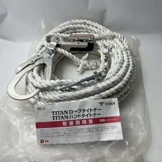 タイタン 親綱 20m 中古 TITAN 水平親綱緊張器 20M 24年製 HT-20m - 中古工具・電動工具