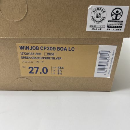  asics アシックス 安全靴 27cm WINJOB CP309 BOALC 未使用品