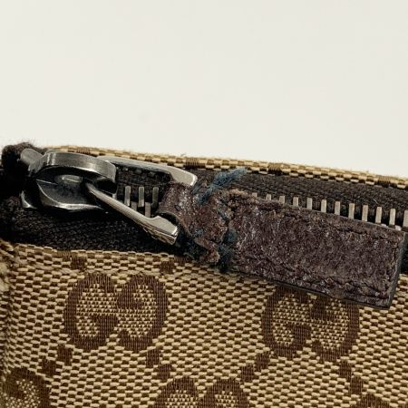  GUCCI グッチ GGキャンバス ショルダーバッグ  114273 ベージュ x ブラウン