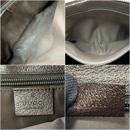  GUCCI グッチ GGキャンバス ショルダーバッグ  114273 ベージュ x ブラウン