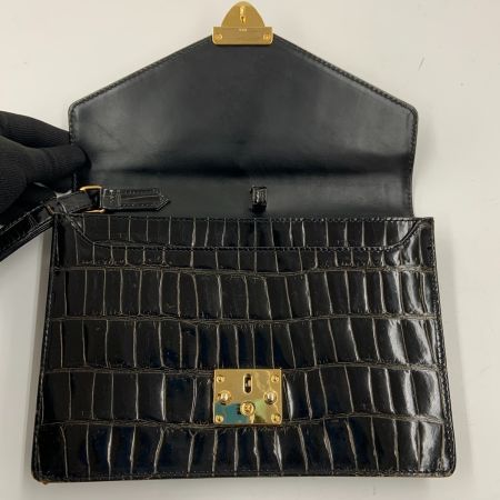  VERSACE ベルサーチ クラッチバッグ セカンドバッグ ブラック