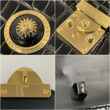  VERSACE ベルサーチ クラッチバッグ セカンドバッグ ブラック