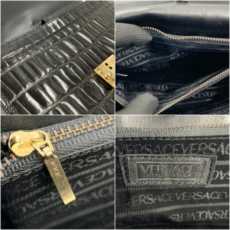  VERSACE ベルサーチ クラッチバッグ セカンドバッグ ブラック