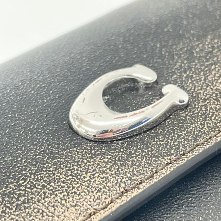  COACH コーチ 3つ折り財布 エッセンシャル カード ホルダー ウォレット CBO88 ブラック ブラウン