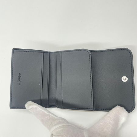  COACH コーチ 3つ折り財布 エッセンシャル カード ホルダー ウォレット CBO88 ブラック ブラウン