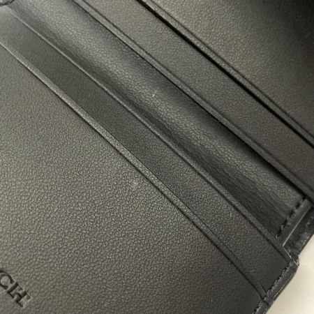  COACH コーチ 3つ折り財布 エッセンシャル カード ホルダー ウォレット CBO88 ブラック ブラウン