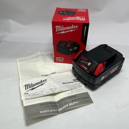  Milwaukee M18™ 5.0Ah 耐環境バッテリー M18B5 未使用品