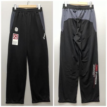  asics アシックス メンズ トレーニング ジャケット パンツ ジャージ セットアップ サイズO XAT13E ブラック