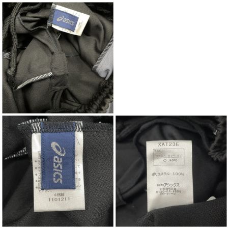  asics アシックス メンズ トレーニング ジャケット パンツ ジャージ セットアップ サイズO XAT13E ブラック