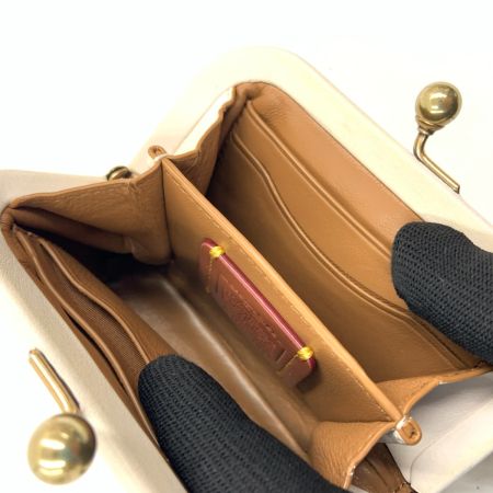  COACH コーチ がま口 コインケース 小銭入れ C2081-1104 ホワイト x ゴールド