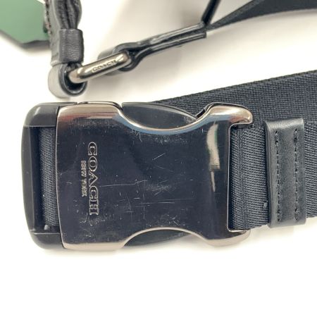  COACH コーチ ウエストバッグ ボディバッグ 89956  ブラック x グリーン