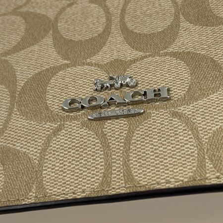  COACH コーチ ノース サウス ミニ トート シグネチャー キャンバス トートバッグ CJ494 ホワイト