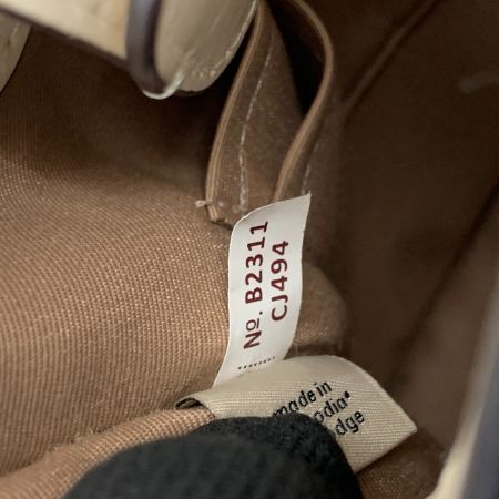  COACH コーチ ノース サウス ミニ トート シグネチャー キャンバス トートバッグ CJ494 ホワイト