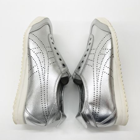  Onitsuka Tiger オニツカタイガー レディース シューズ メキシコ66 3Dスリッポン SIZE 22.5cm 1183A603 ピュアシルバー