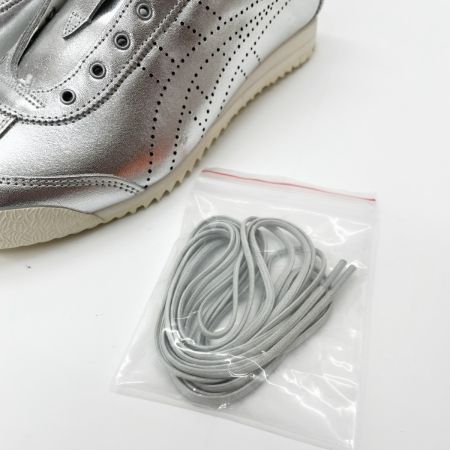  Onitsuka Tiger オニツカタイガー レディース シューズ メキシコ66 3Dスリッポン SIZE 22.5cm 1183A603 ピュアシルバー