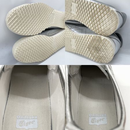  Onitsuka Tiger オニツカタイガー レディース シューズ メキシコ66 3Dスリッポン SIZE 22.5cm 1183A603 ピュアシルバー