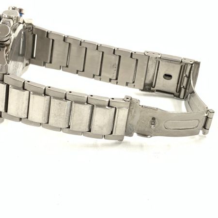 CASIO カシオ エディフィス レースラップクロノグラフ ソーラークォーツ 腕時計 EQB-800 ブルー x シルバー