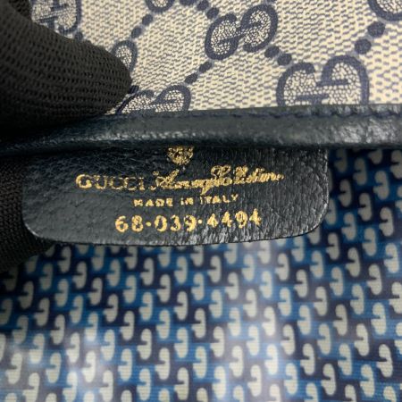  GUCCI グッチ GGスプリーム アクセサリーポーチ ポーチ 68 039 4494 ネイビー