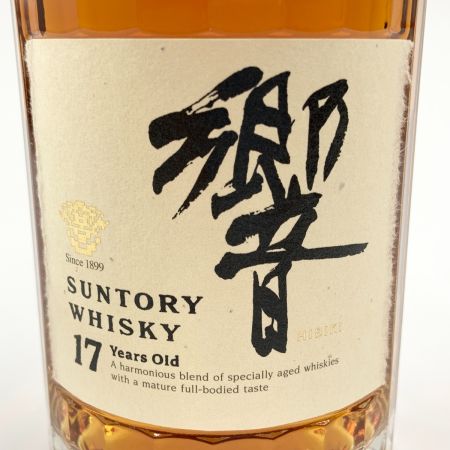 【北海道内限定発送】 SUNTORY サントリー 響 17年 裏ゴールドラベル 向獅子 旧ボトル 700ml 43%  未開栓