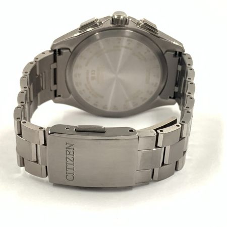  CITIZEN シチズン アテッサ ダイレクトフライト ムーンフェイズ ソーラー電波 腕時計 H874-005HK01 シルバー