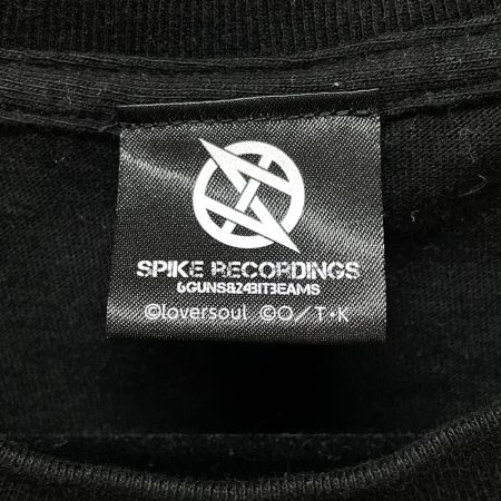  SPIKE RECORDINGS HISASHI×ポプテピピック レディース Tシャツ  ブラック