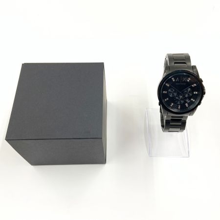  ARMANI アルマーニ アルマーニ エクスチェンジ クロノグラフ クォーツ 腕時計 AX2093 ブラック