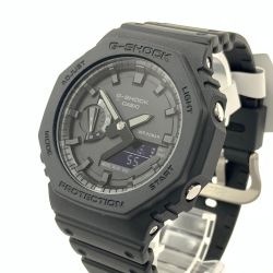 〇〇 CASIO カシオ Ｇショック ベーシック クォーツ 腕時計 GA-2100-1A1 ブラック Sランク