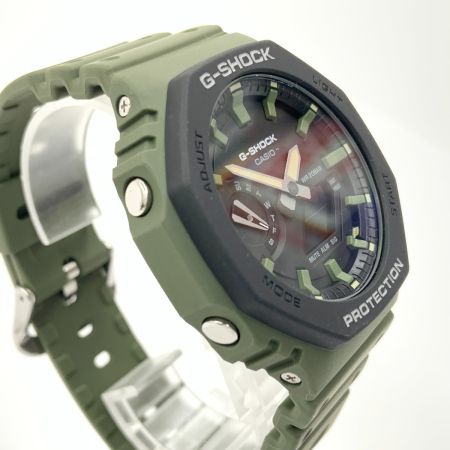  CASIO カシオ Gショック スペシャルカラー クォーツ 腕時計 GA-2110SU グリーン x ブラック