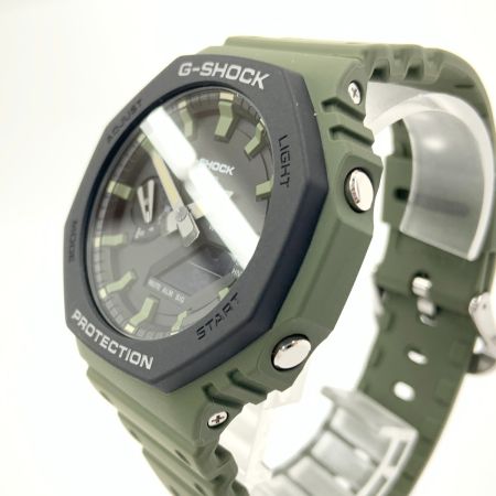  CASIO カシオ Gショック スペシャルカラー クォーツ 腕時計 GA-2110SU グリーン x ブラック