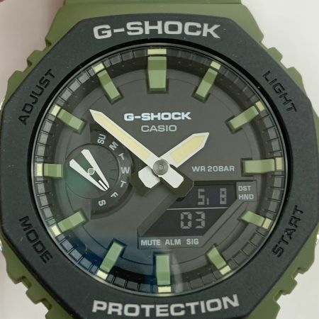  CASIO カシオ Gショック スペシャルカラー クォーツ 腕時計 GA-2110SU グリーン x ブラック