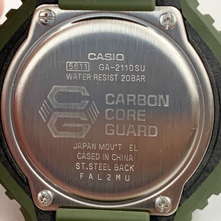  CASIO カシオ Gショック スペシャルカラー クォーツ 腕時計 GA-2110SU グリーン x ブラック