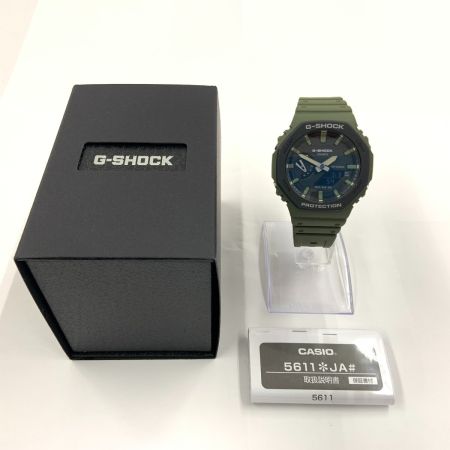  CASIO カシオ Gショック スペシャルカラー クォーツ 腕時計 GA-2110SU グリーン x ブラック