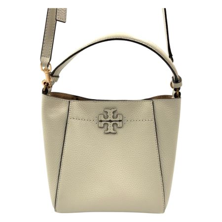  TORY BURCH トリーバーチ マックグロー スモール バケットバッグ 2way ショルダーバッグ 10005608 アイボリー