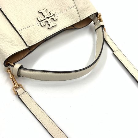  TORY BURCH トリーバーチ マックグロー スモール バケットバッグ 2way ショルダーバッグ 10005608 アイボリー