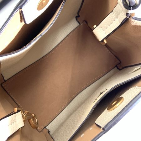  TORY BURCH トリーバーチ マックグロー スモール バケットバッグ 2way ショルダーバッグ 10005608 アイボリー