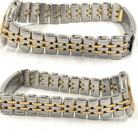  SEIKO セイコー CREDOR クレドール 18KT BEZEL ベゼル クォーツ 腕時計 4J81-5A00 シルバー x ゴールド
