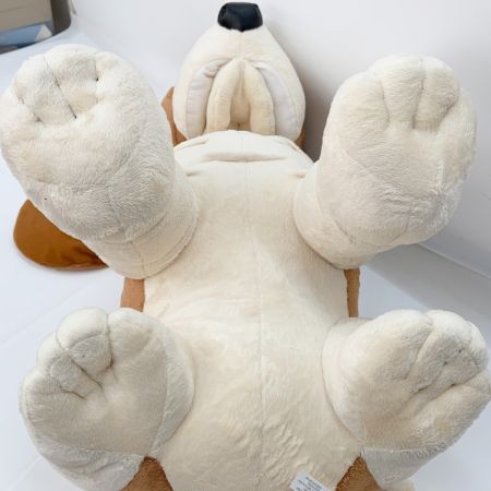  HUSH PUPPIES ハッシュパピー AURORA オーロラ ぬいぐるみ 約65cm ブラウン x ベージュ