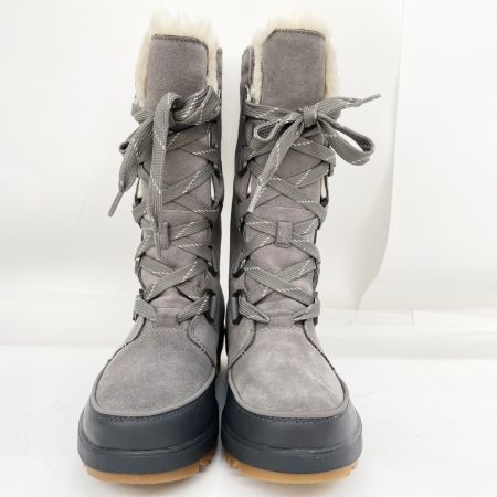  SOREL ソレル スノーブーツ レディース  TIVOLI IV TALL WP SIZE 24.5cm NL3426 グレー