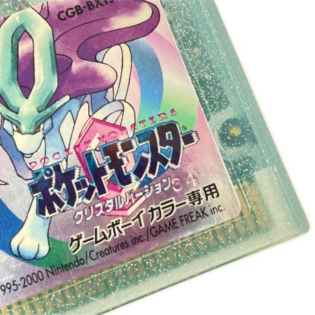  Nintendo ニンテンドウ ゲームボーイ ソフト GB ポケットモンスター クリスタル 最初期ロット