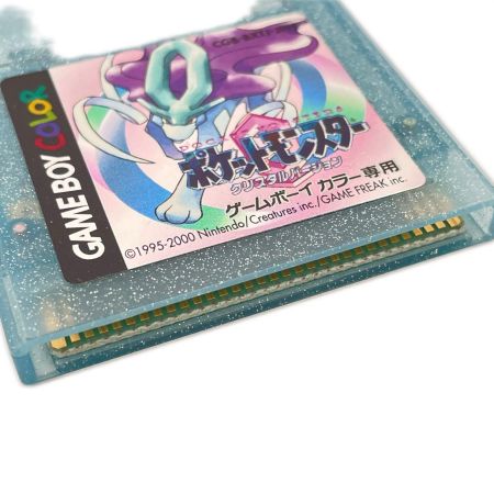  Nintendo ニンテンドウ ゲームボーイ ソフト GB ポケットモンスター クリスタル 最初期ロット