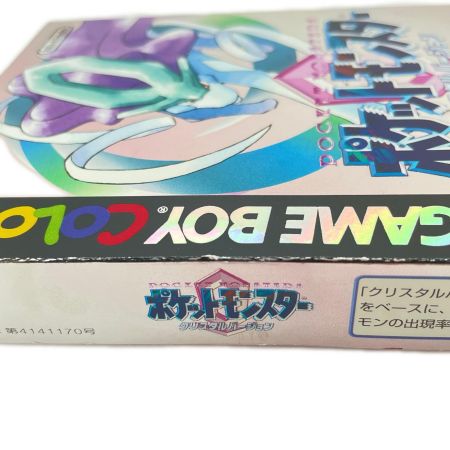  Nintendo ニンテンドウ ゲームボーイ ソフト GB ポケットモンスター クリスタル 最初期ロット