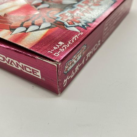  Nintendo ニンテンドウ ゲームボーイアドバンス ソフト GBA ポケットモンスター ルビー 最初期ロット