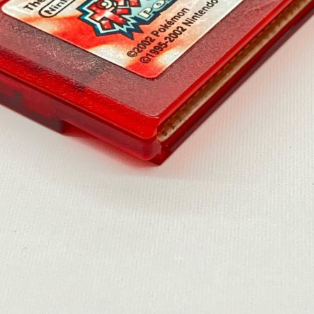  Nintendo ニンテンドウ ゲームボーイアドバンス ソフト GBA ポケットモンスター ルビー 最初期ロット