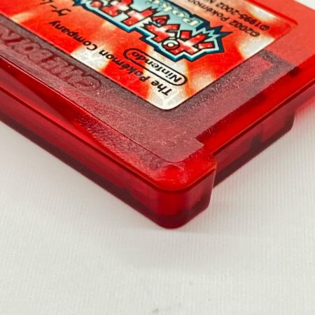  Nintendo ニンテンドウ ゲームボーイアドバンス ソフト GBA ポケットモンスター ルビー 最初期ロット
