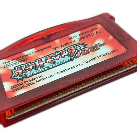  Nintendo ニンテンドウ ゲームボーイアドバンス ソフト GBA ポケットモンスター ルビー 最初期ロット