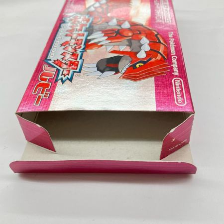  Nintendo ニンテンドウ ゲームボーイアドバンス ソフト GBA ポケットモンスター ルビー 最初期ロット