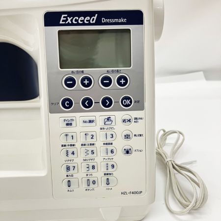  JUKI ジューキ エクシード ドレスメイク ミシン HZL-F400 ジャンク品 現状渡し