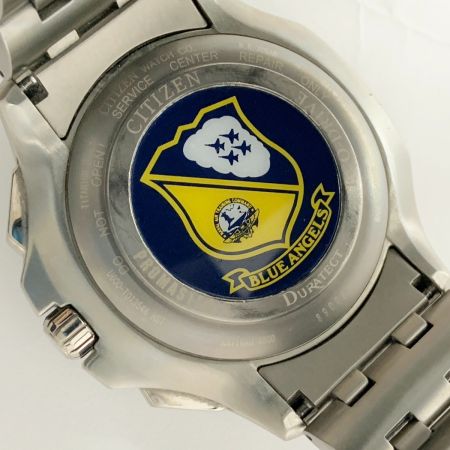  CITIZEN シチズン プロマスター SKYエコドライブ ブルーエンジェルスモデル ソーラー 電波 腕時計 PMV65-2261 ブルー x シルバー