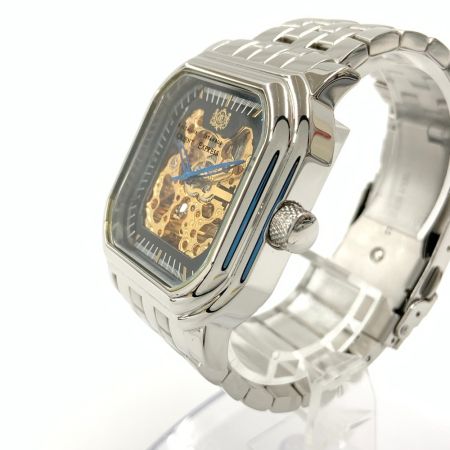  ORIENT EXPRESS  オリエント エクスプレス スケルトン 文字盤 自動巻き 腕時計  OA-8018 シルバー x ゴールド