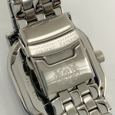  ORIENT EXPRESS  オリエント エクスプレス スケルトン 文字盤 自動巻き 腕時計  OA-8018 シルバー x ゴールド